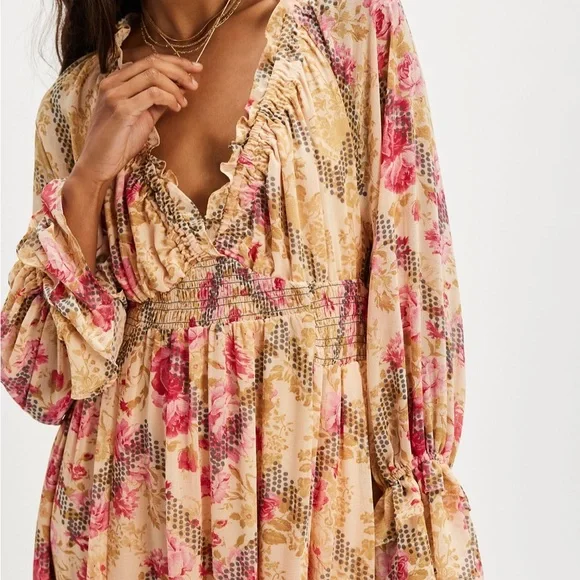 NWT! Free People Lena Midi Dress - Picture 3 of 10